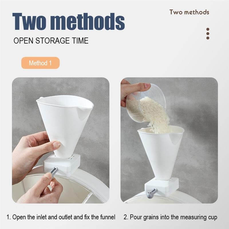 Wall Mounted 360 Degree Rotatable Cereals Grain Storage - Image 4