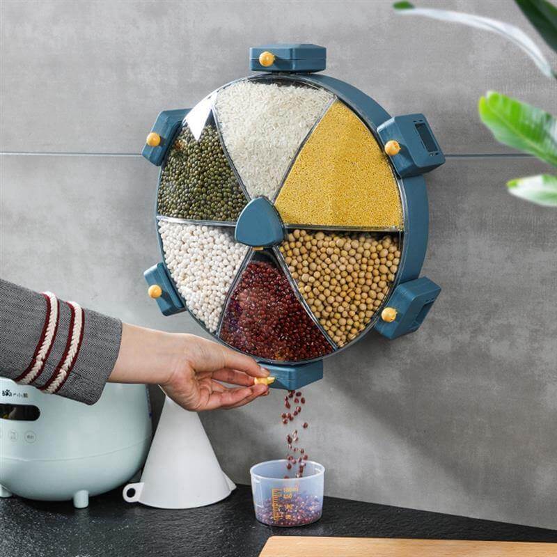 Wall Mounted 360 Degree Rotatable Cereals Grain Storage - Image 8