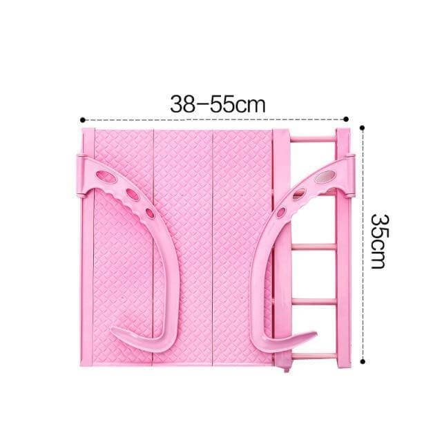 Balcony Foldable Clothes Hanging Drying Rack Organizer - Image 9
