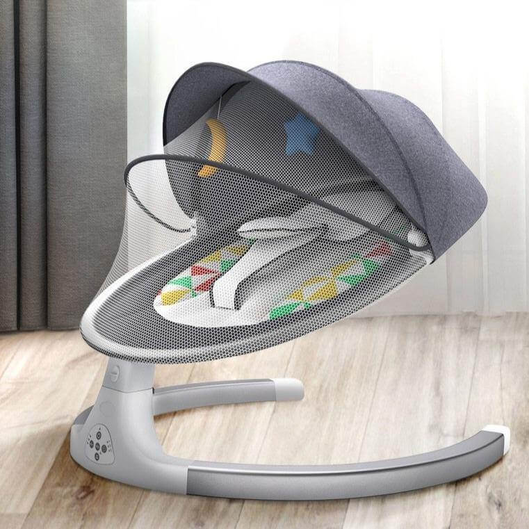 Remote Controlled Bluetooth Smart Baby Rocking Bouncer - Image 2