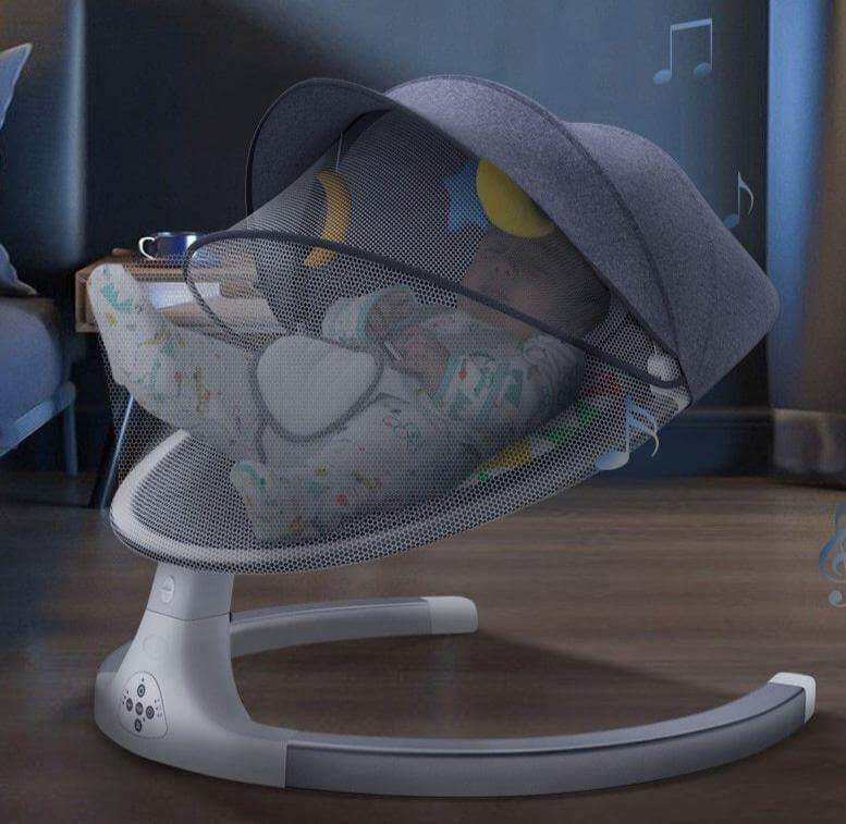 Remote Controlled Bluetooth Smart Baby Rocking Bouncer - Image 0