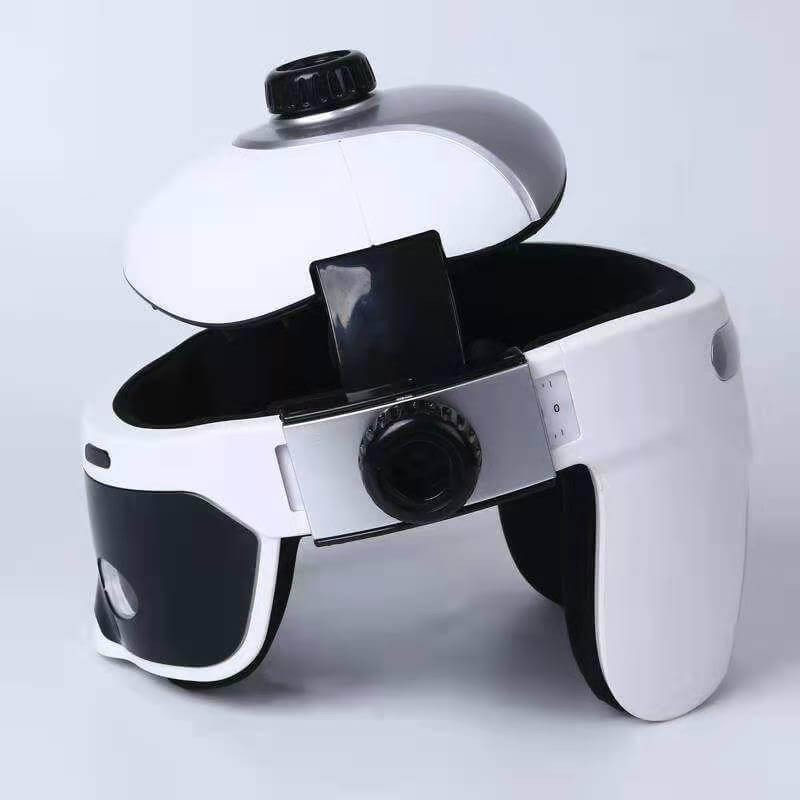 Chargeable Electric Heating Head Eye Massage Helmet - Image 4