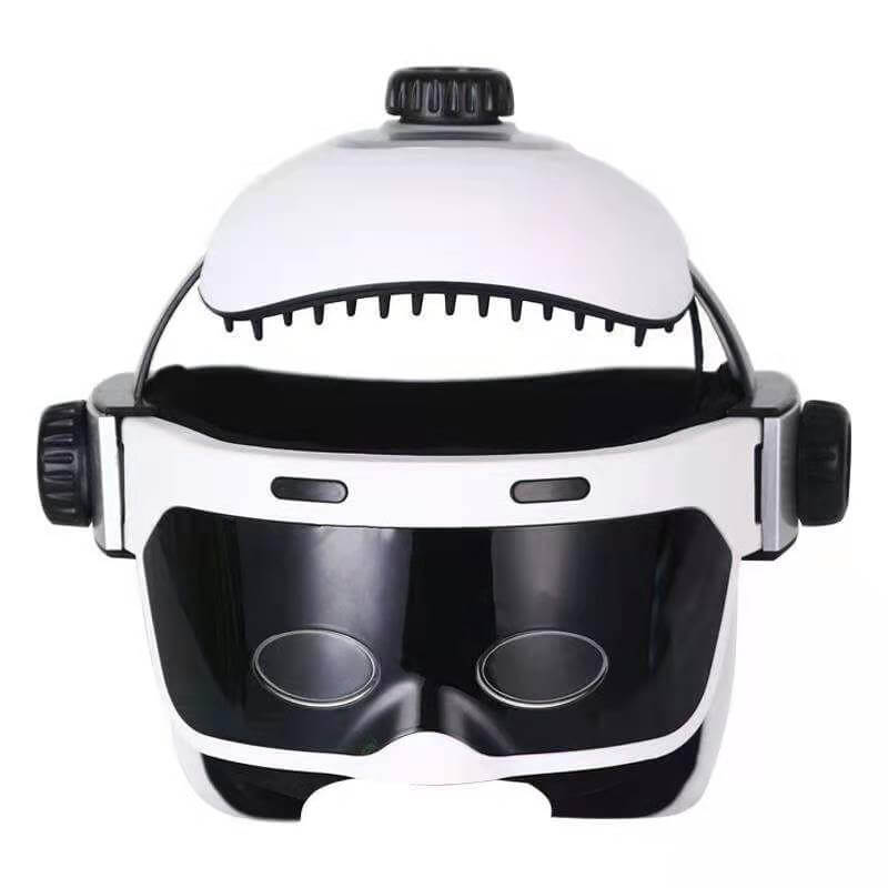 Chargeable Electric Heating Head Eye Massage Helmet - Image 5