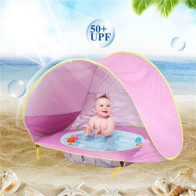 UV-protecting Children Waterproof Beach Tent - Image 1