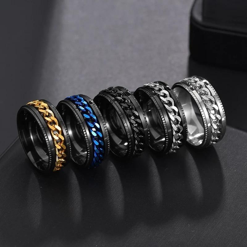 Cool Stainless Steel Rotating Ring - Image 0