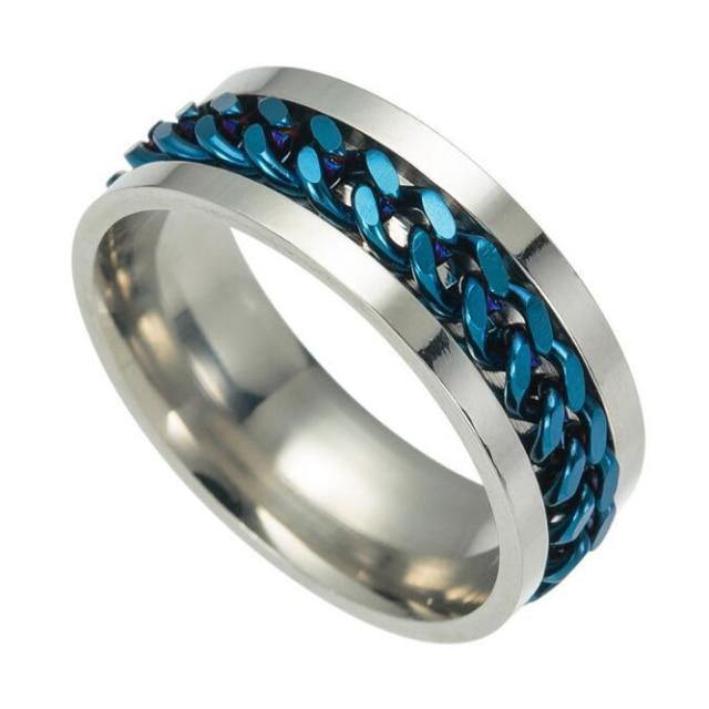Cool Stainless Steel Rotating Ring - Image 11