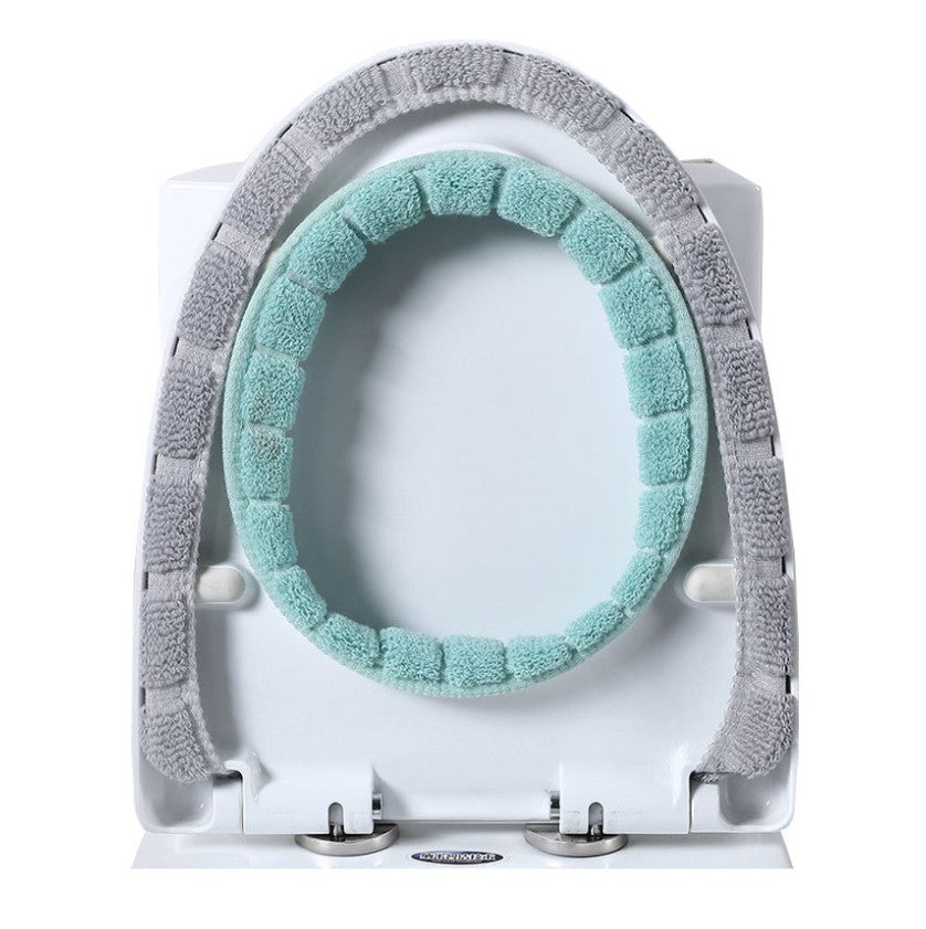 Cute Comfy Pumpkin Pattern Bathroom Toilet Seat Cover - Image 3