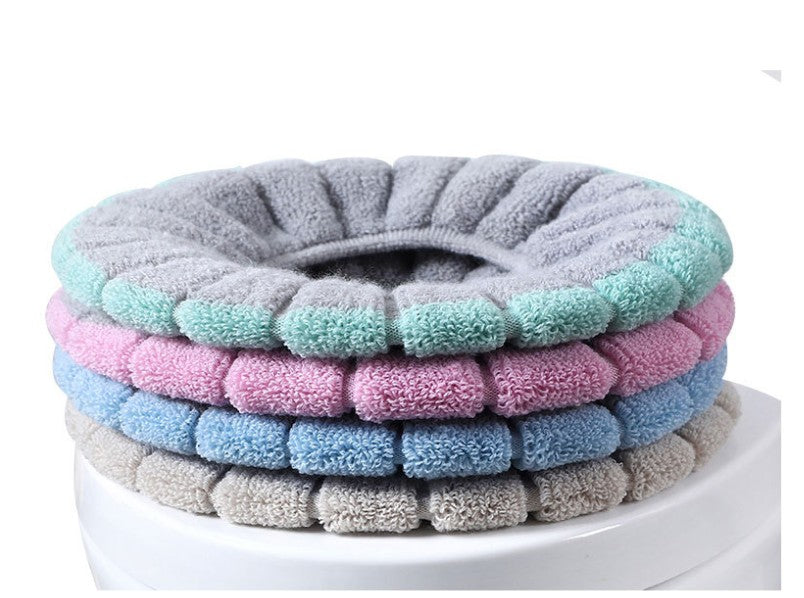Cute Comfy Pumpkin Pattern Bathroom Toilet Seat Cover - Image 13
