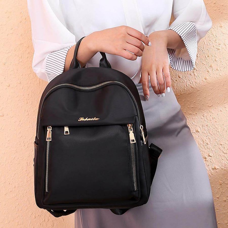 Stylish Oxford Cloth Anti-Theft Shoulder Backpack - Image 4