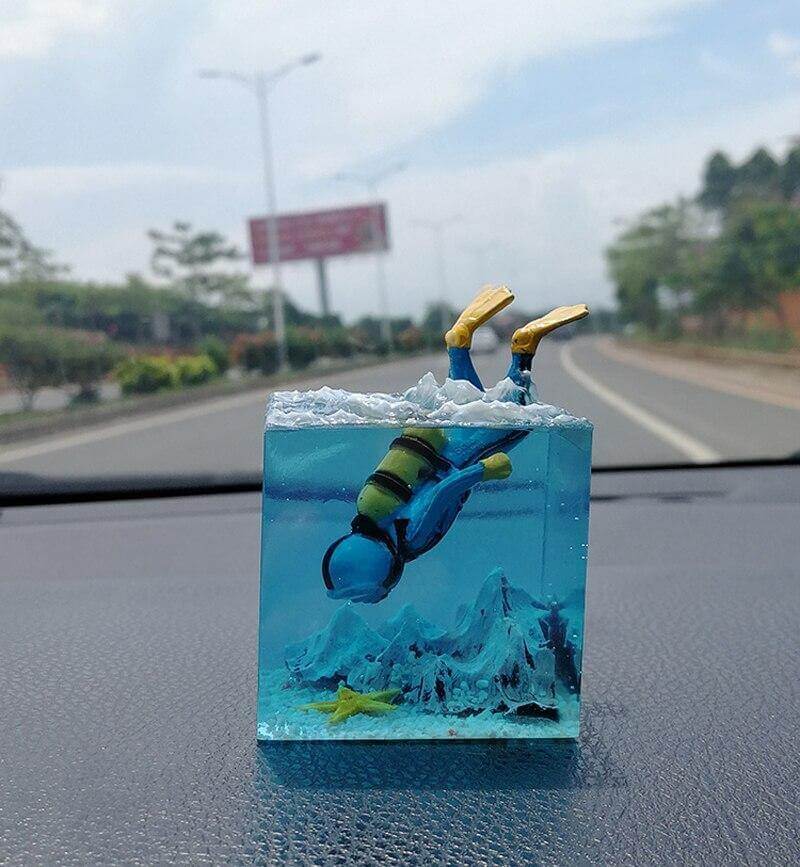 Ocean Scuba Diver Lamp - Image 5
