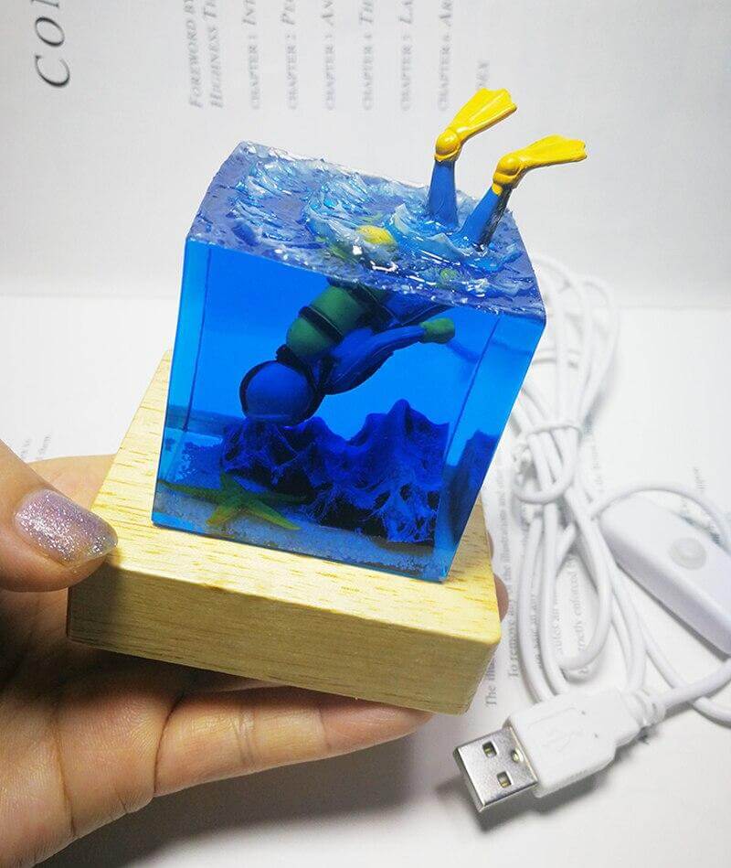 Ocean Scuba Diver Lamp - Image 6