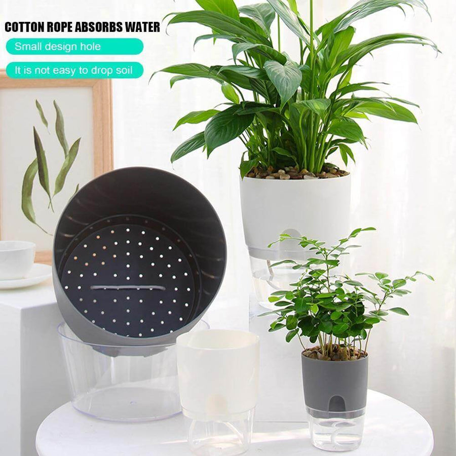Self-watering Plant Pot with Water Container - Image 6