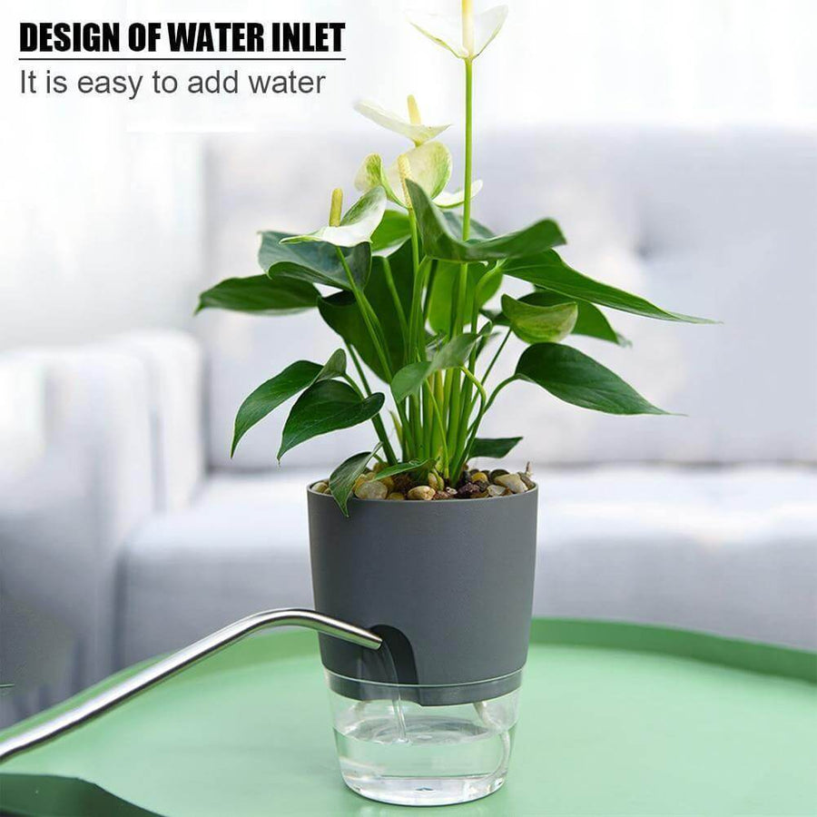 Self-watering Plant Pot with Water Container - Image 7