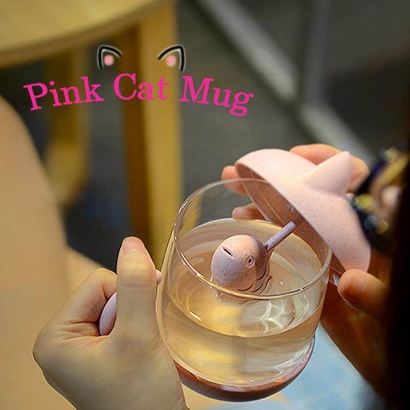 Cute Tea Mug Cup with Filter - Image 6