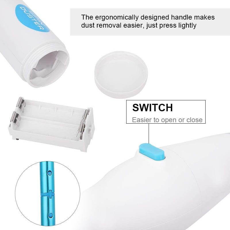 Adjustable 360 Electric Rotating Cleaning Dust Brush - Image 7
