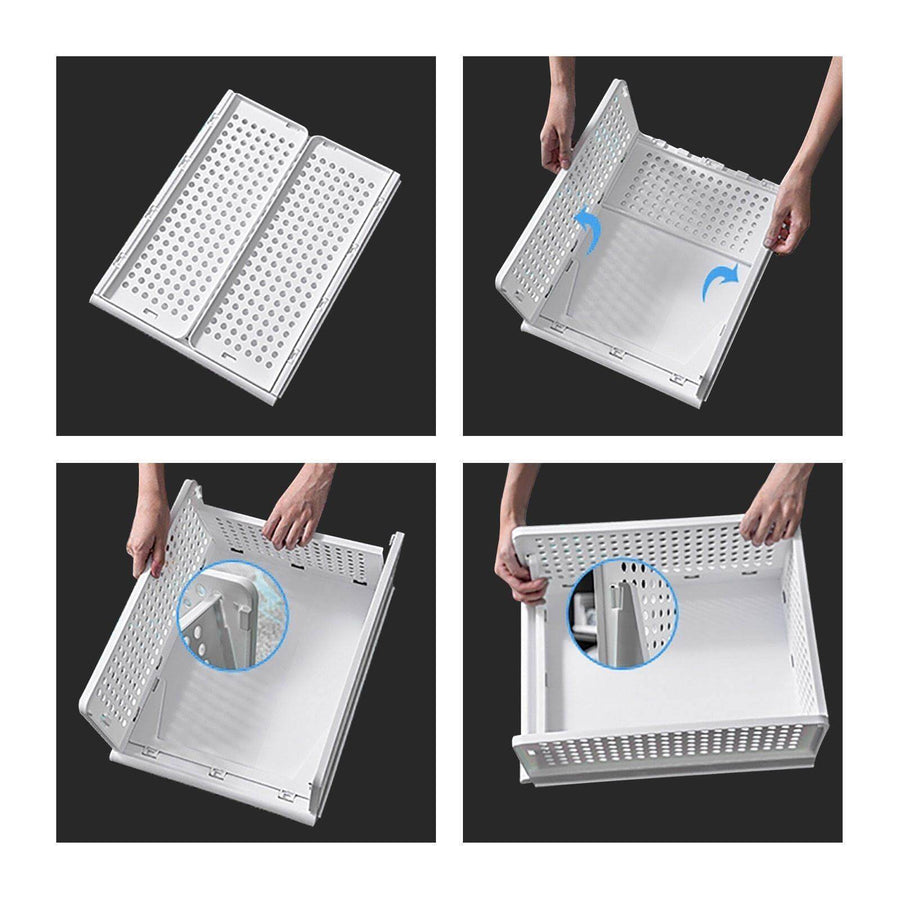 Foldable Multilayer Wardrobe Clothes Organizer Box - Image 4