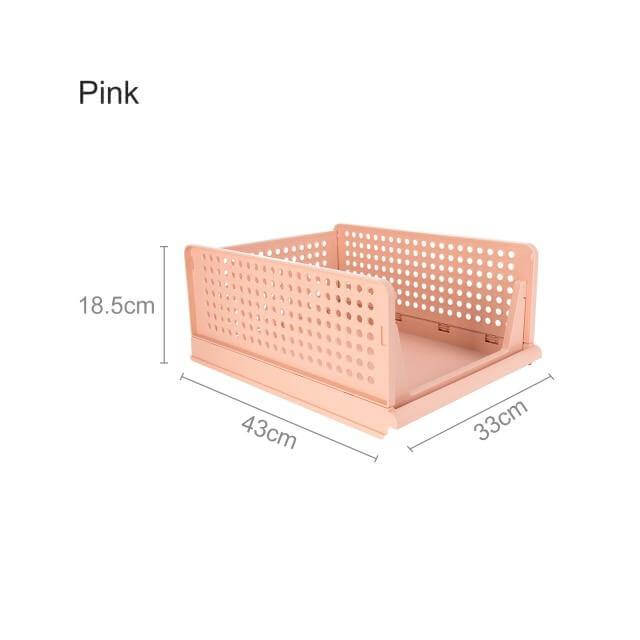 Foldable Multilayer Wardrobe Clothes Organizer Box - Image 19