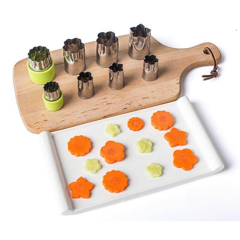 8pcs/Set Stainless Steel Puzzle Fruit Vegetable Cutter - Image 7