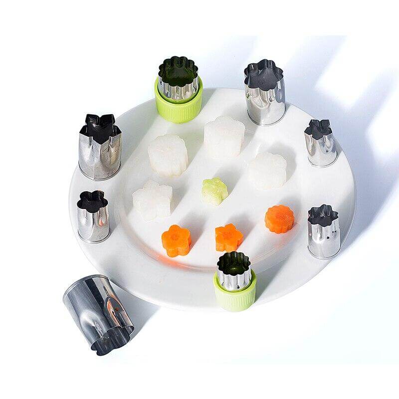 8pcs/Set Stainless Steel Puzzle Fruit Vegetable Cutter - Image 8