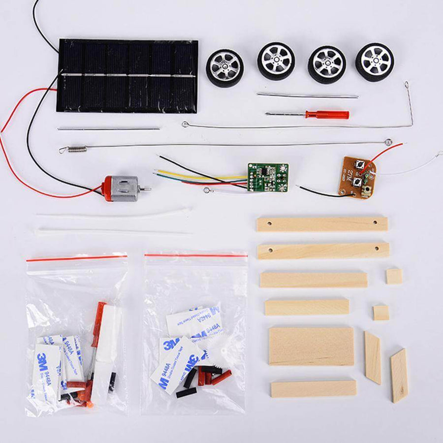 DIY Creative Children Solar Car Kit - Image 2