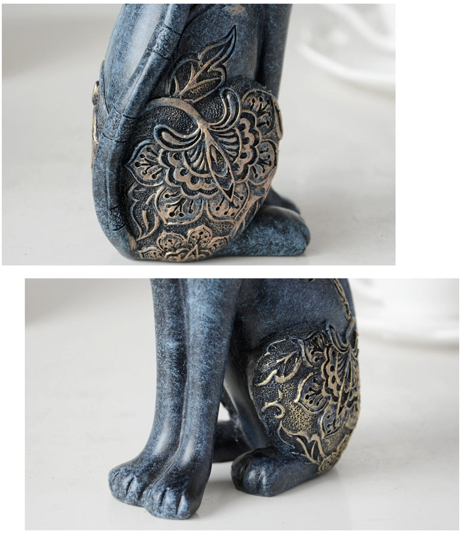 European Cute Resin Cat Figurines - Image 3