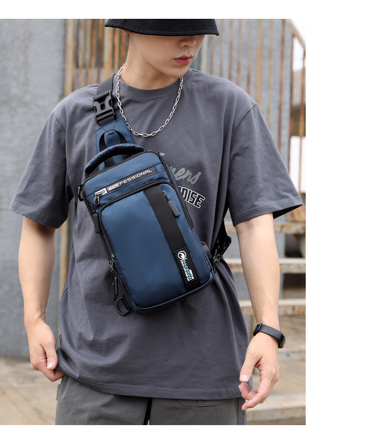 Anti-Theft USB Charging Waterproof Crossbody Bag - Image 1