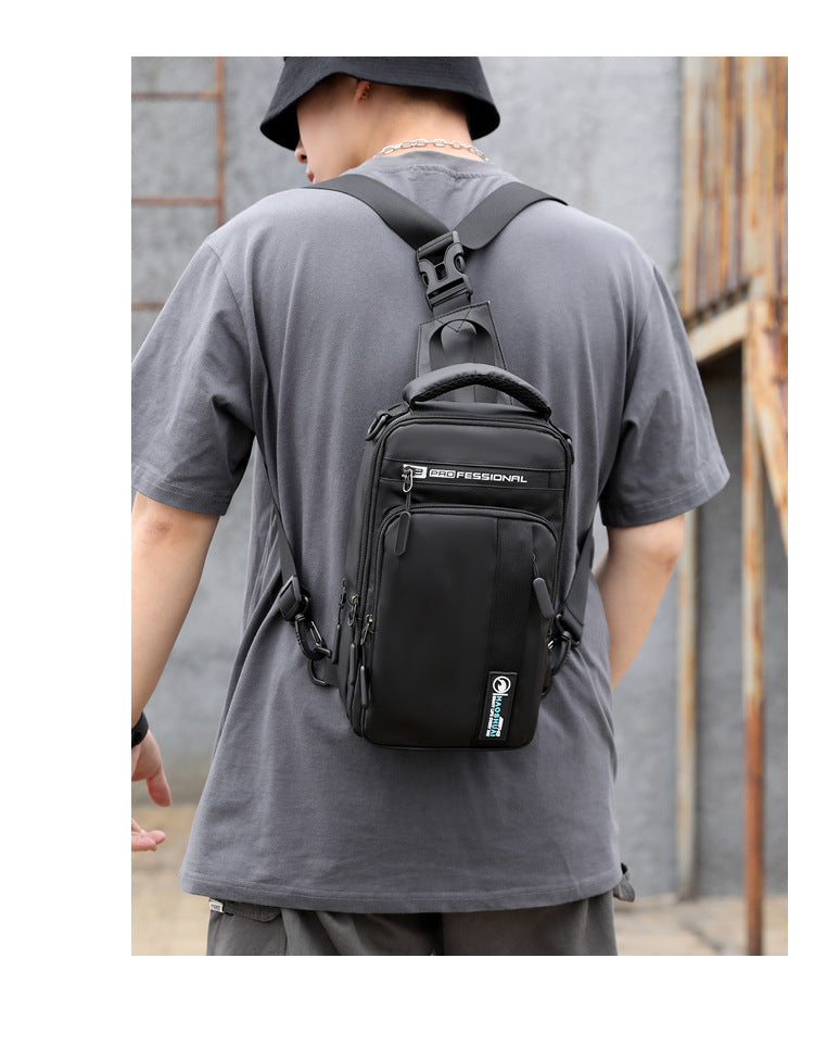 Anti-Theft USB Charging Waterproof Crossbody Bag - Image 2