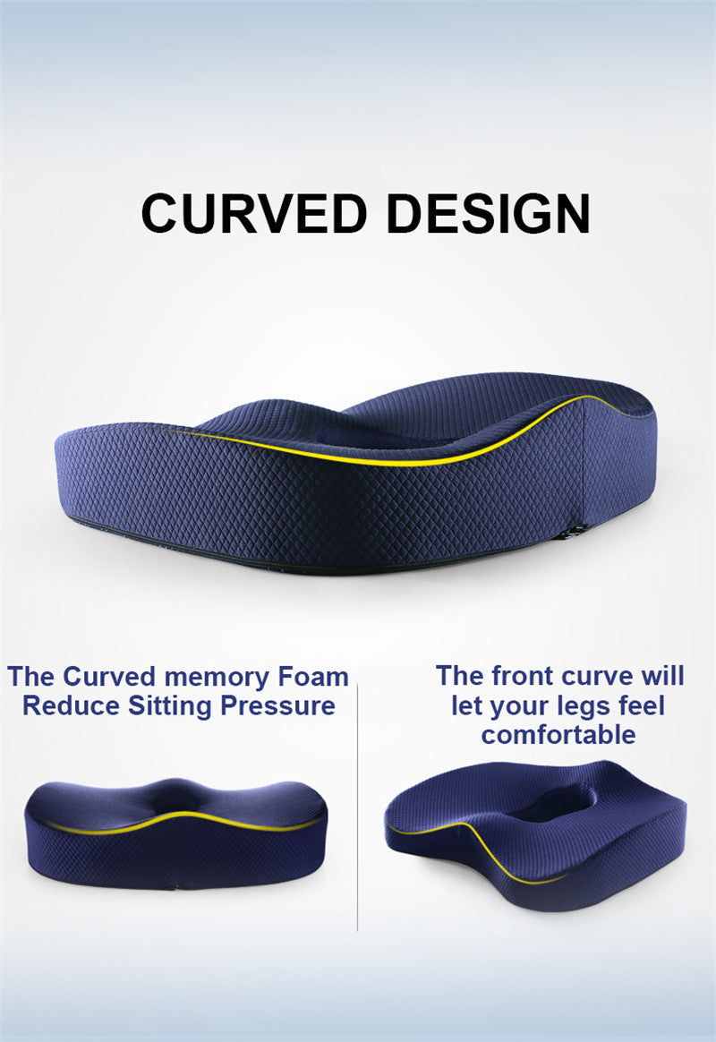 Office Chair Memory Foam Cushion Pillow Set - Image 3