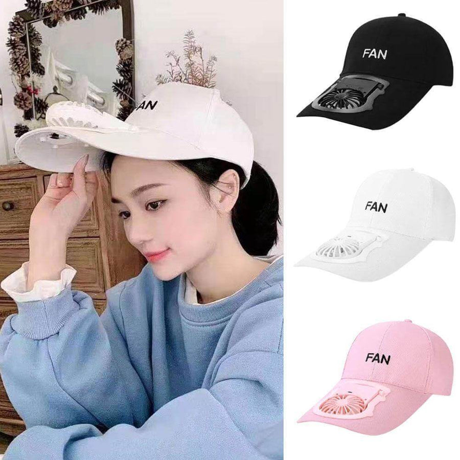 Summer USB Charging Cooler Fan Cap - Image 1