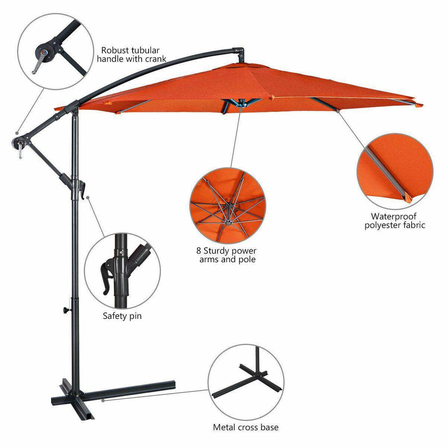 Giant Anti-UV Outdoor Hanging Umbrella - Image 13