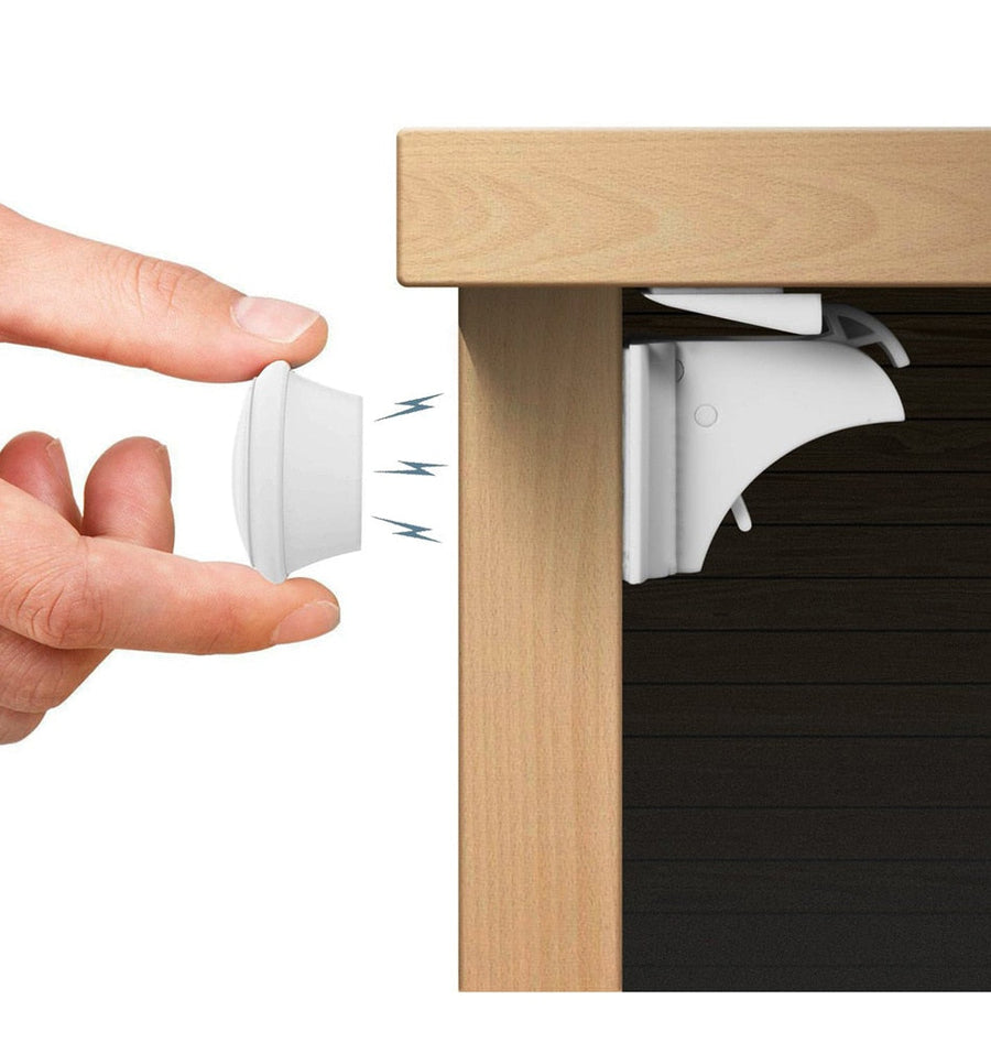 Magnetic Invisible Safety Cabinet Lock - Image 1