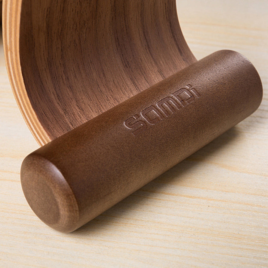 Walnut Wooded Headphones Headset Holder - Image 4