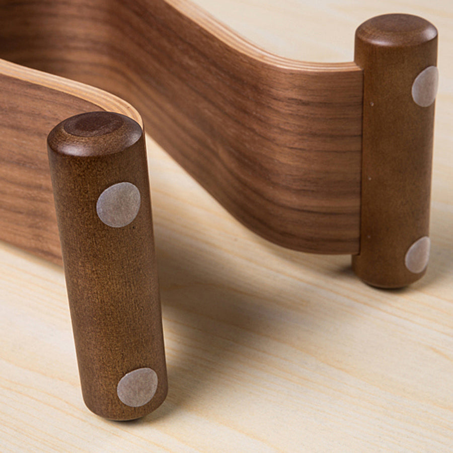 Walnut Wooded Headphones Headset Holder - Image 1