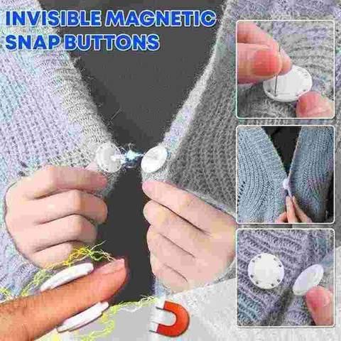 5PCS High-Grade Invisible Plastic Magnet Button Set - Image 8