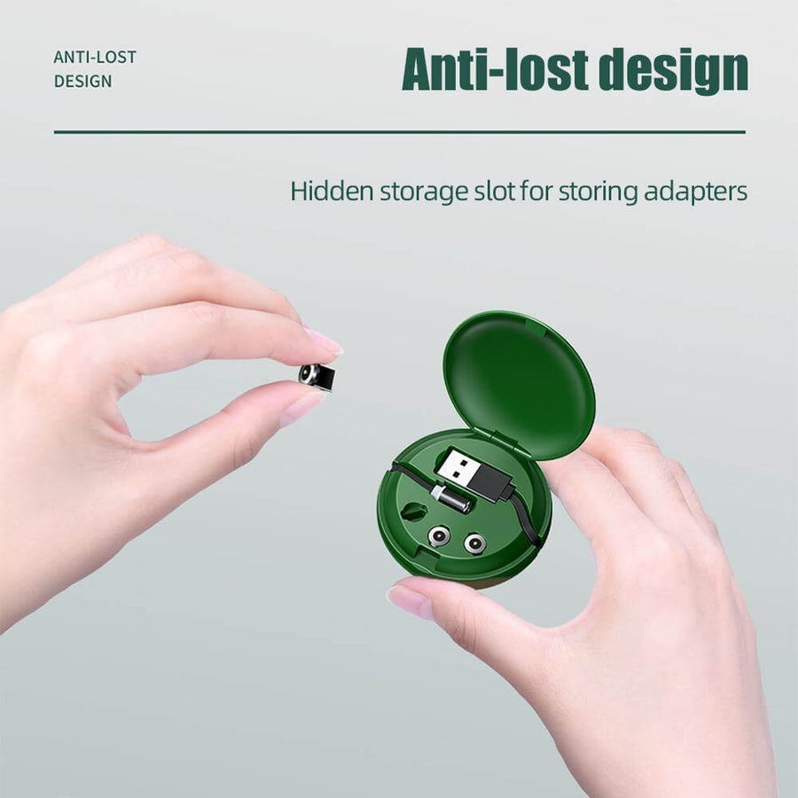 Universal Retractable Magnetic Charge Cable iPhone Samsung - Image 3