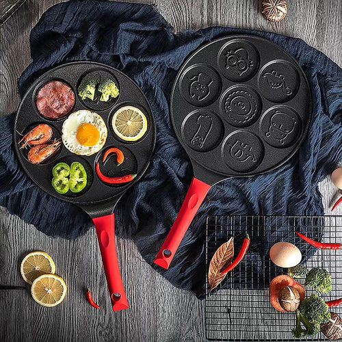 7-Shape Cartoon Animals Heavy-duty Pancake Pan - Image 0