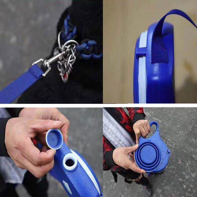 Water Bottle Retractable Dog Leash - Image 1