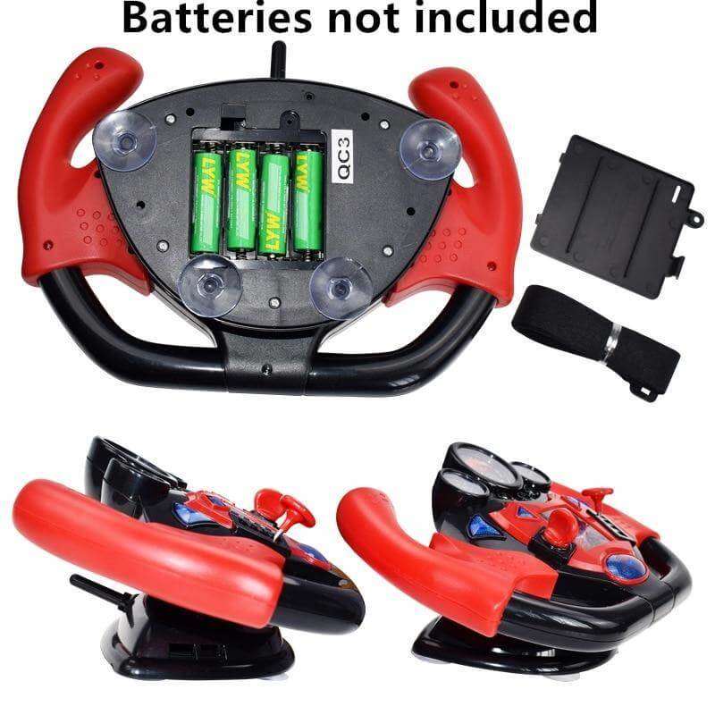 Electric Educational Car Simulation Steering Wheel Toy - Image 4
