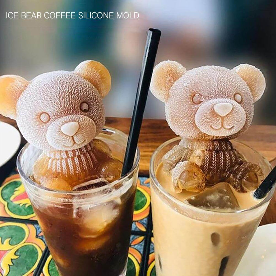 3D Bear Ice Cube Mold - Image 0