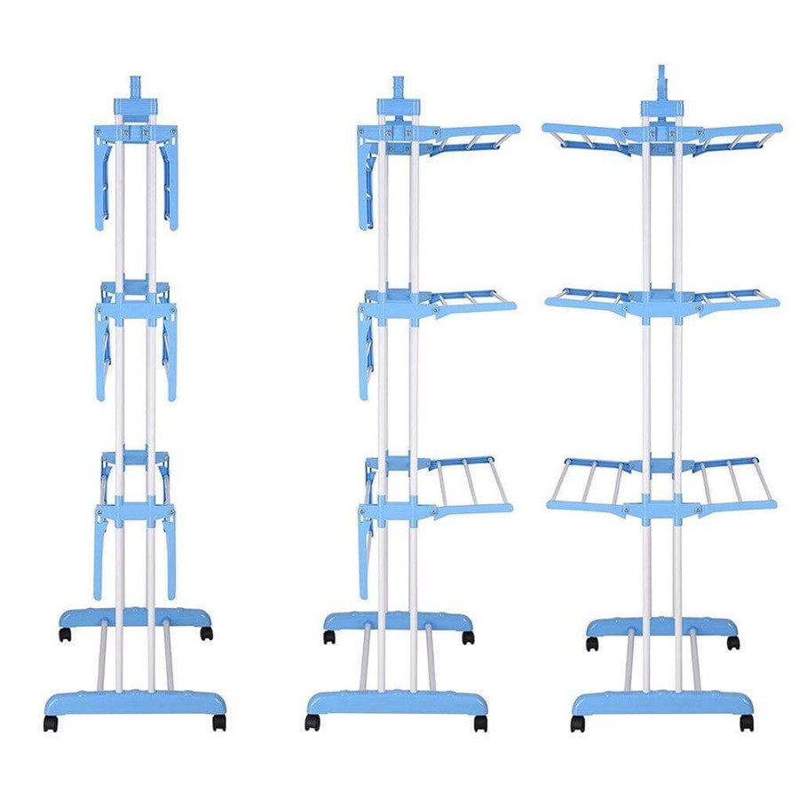 Space Saving Laundry Clothes Drying Rack - Image 7