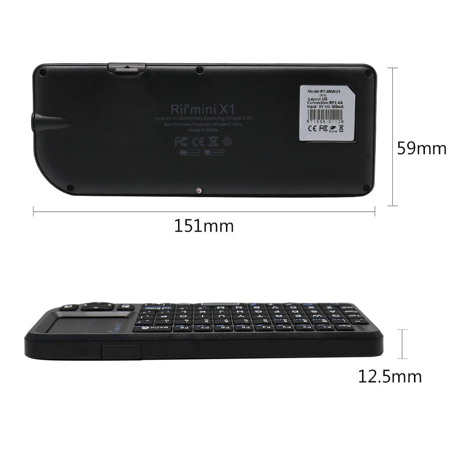 Wireless Universal Mini Keyboard Touchpad - Image 5