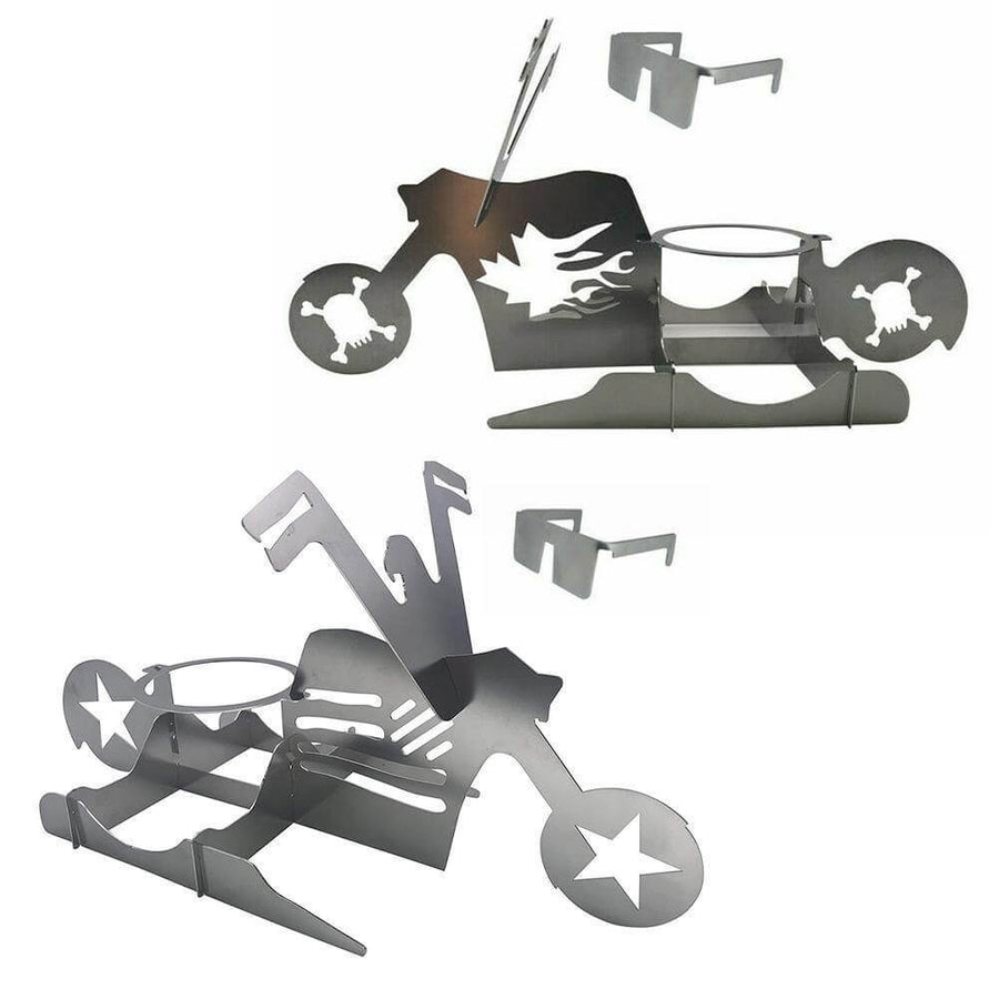 Motorcycle Chicken Grill Stand Rack - Image 9