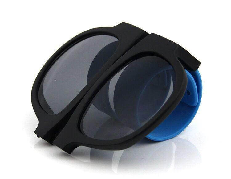 Folding Roll Wristband Sunglasses - Image 3
