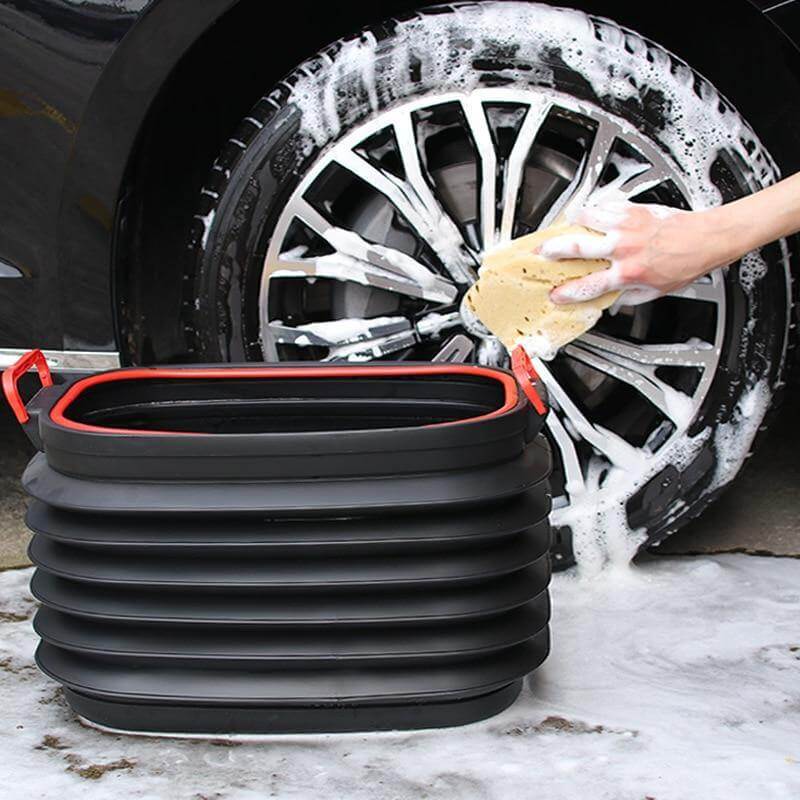Portable Large Capacity Outdoor Car Folding Storage Bucket - Image 0