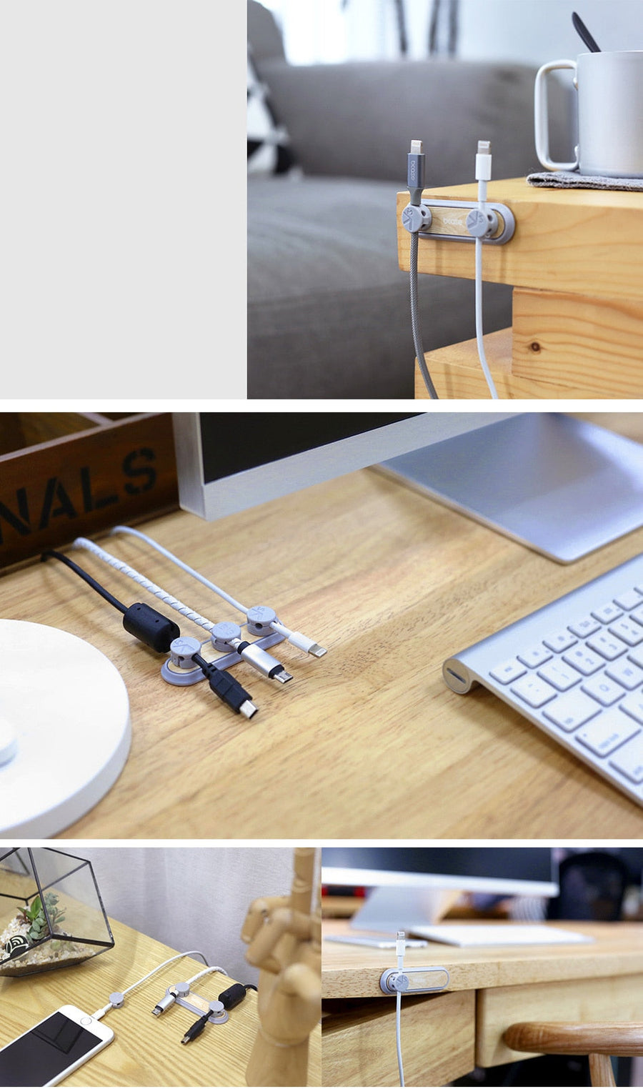 Magnetic Easy Cable Organizer Holder - Image 7