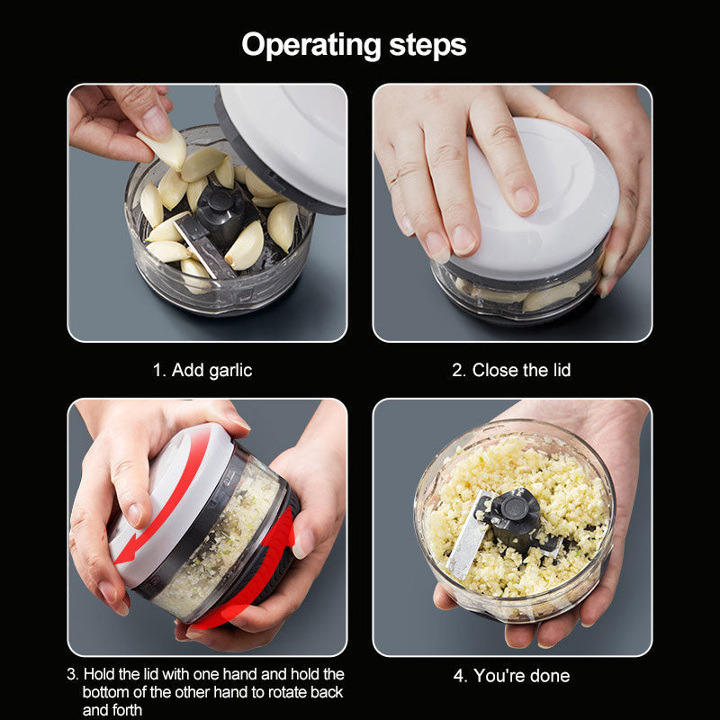 Mini Manual Vegetable Food Chopper - Image 7