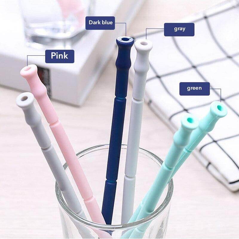 Foldable Reusable Silicone Straw - Image 3