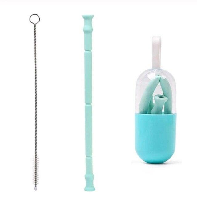 Foldable Reusable Silicone Straw - Image 10