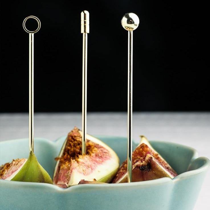 Elegant Stainless Steel Fruit Fork Jar - Image 5