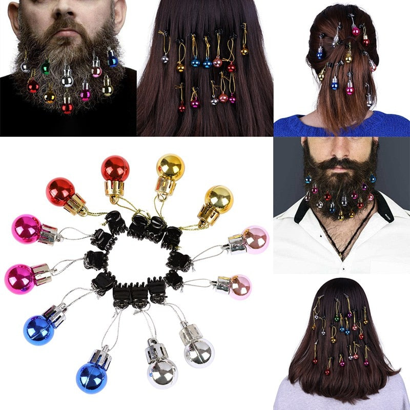 Christmas Ball Beard Ornaments - Image 1